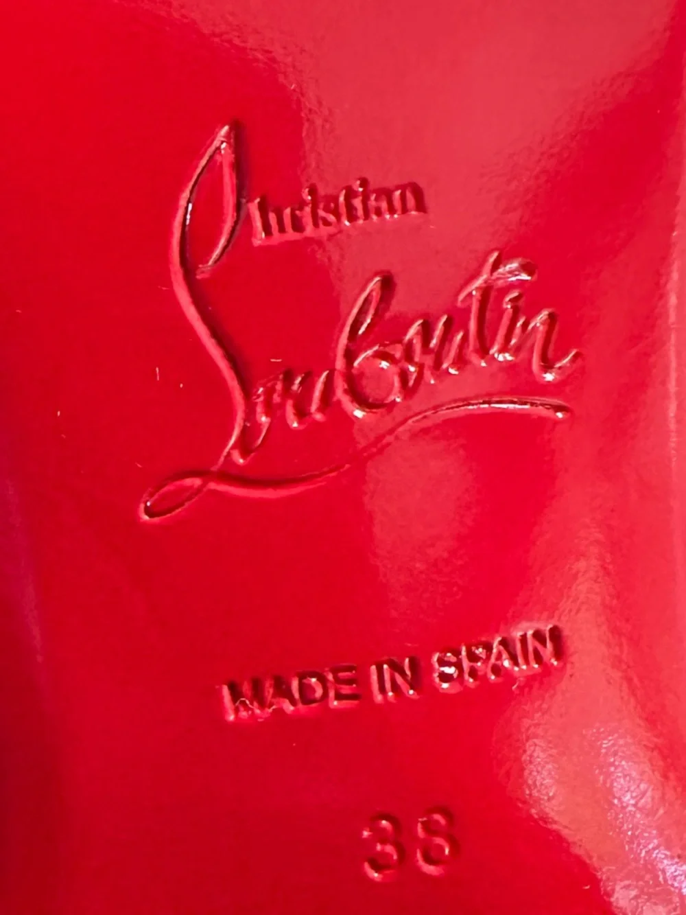 Christian Louboutin Pyrasand 30 leather sandals studded RETAIL 995 - Picture 9 of 9